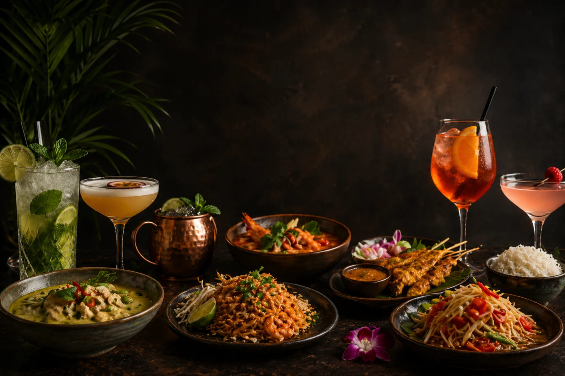 Food and drinks image from the original A Joy Bar website